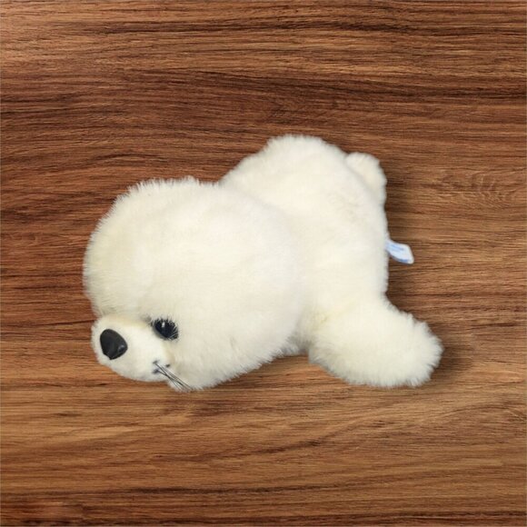 VINTAGE 1997 Morehead Collection SNOW FURRIES HARP SEAL White Stuffed Plush 12” - Picture 9 of 9